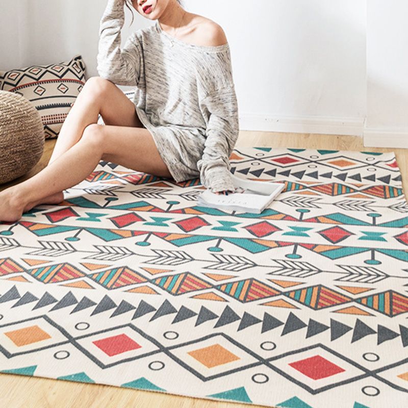 Tapis de décoration occidentale Tapis à motifs géo à motifs géo
