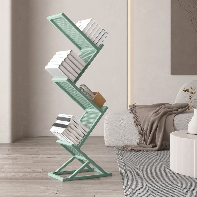 Libreria chiusa in metallo in stile scandinavo per l'home office