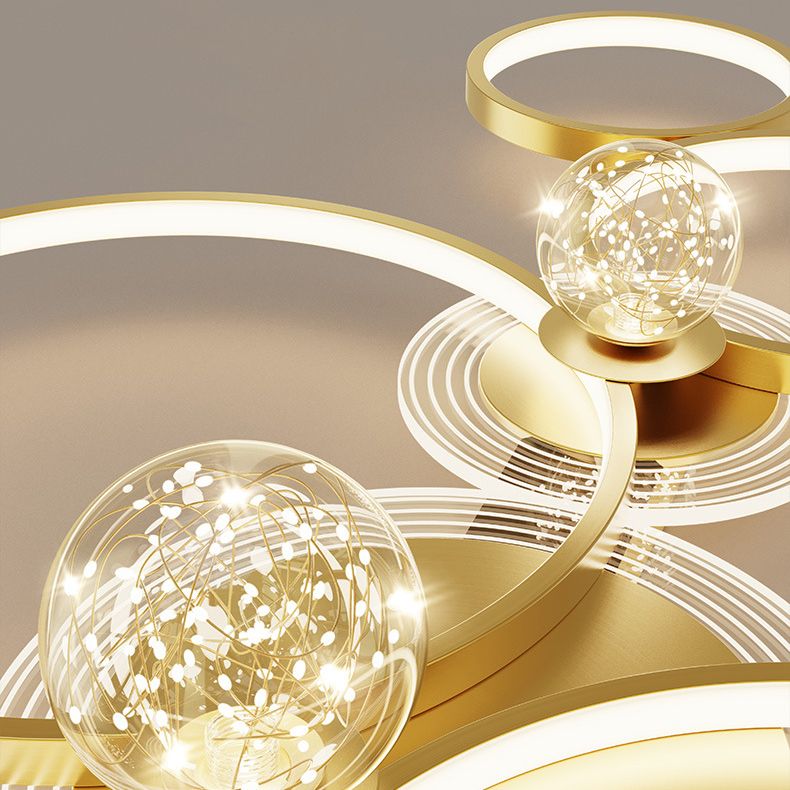 Plafonnier LED encastré, éclairage annulaire pour café, salon, chambre à coucher