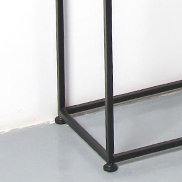31.5-inch Tall Modern Console Table Iron Accent Table with 1 Shelf