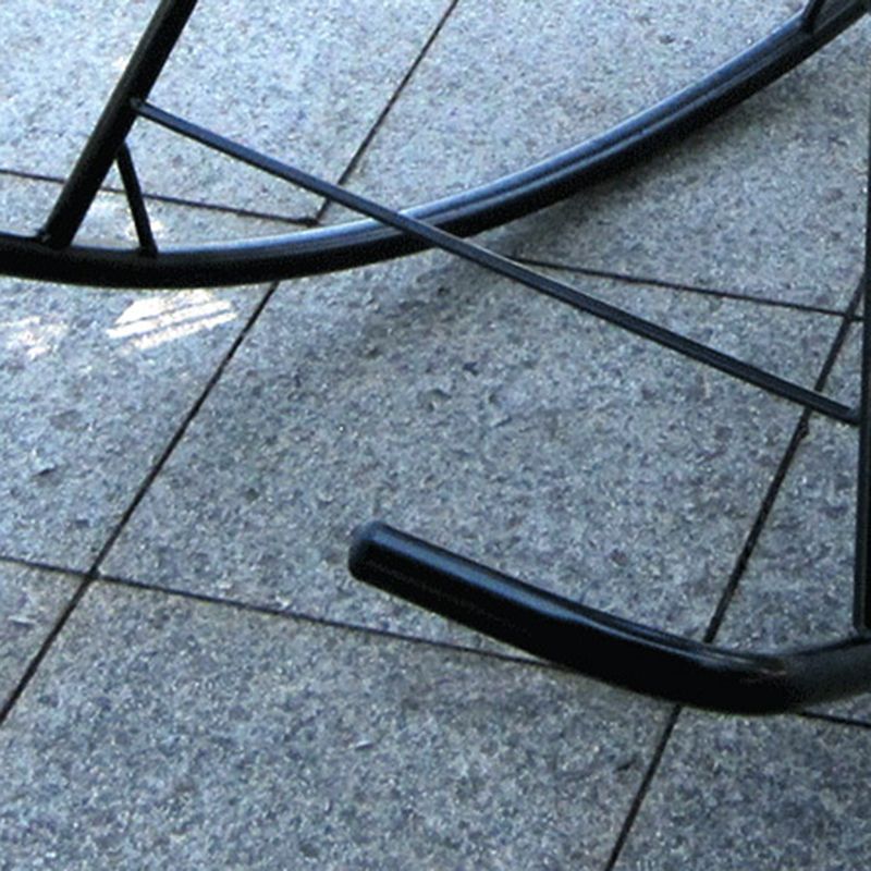 Modern Rocking Chair Wicker Woven Rope Weather-Resistant Rocker