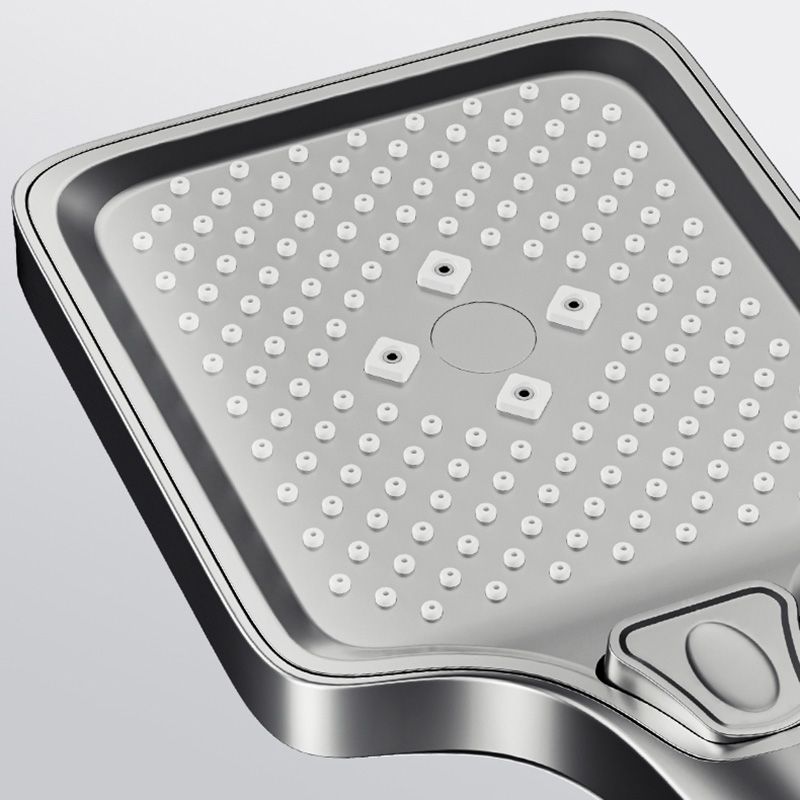 Contemporary Shower Set Slide Bar Dual Shower Head Thermostatic Wall Mounted Shower System