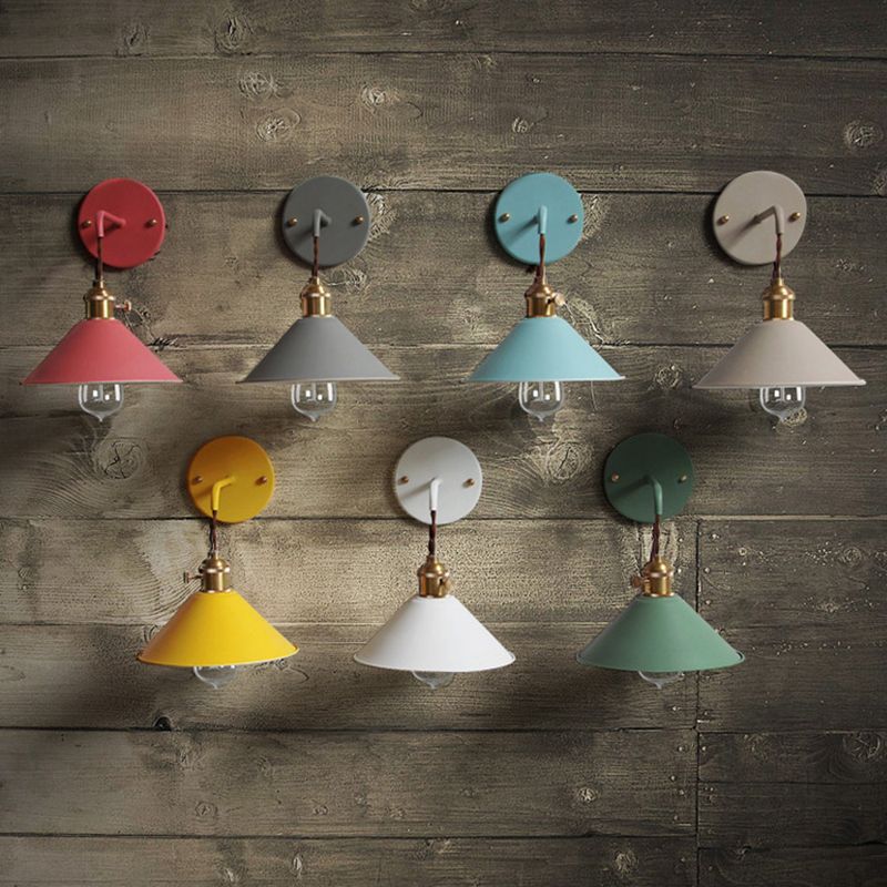 Modern Wall Lamp Household Colorful Metal Wall Mount Lighting for Sitting Room