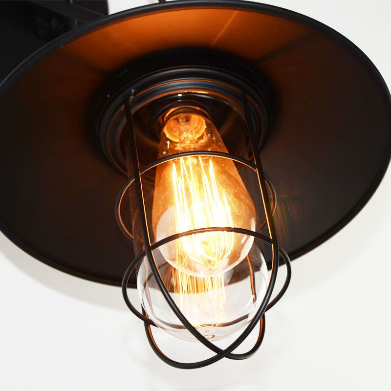 3 luci trasparente lampada montata a parete in vetro a parete industriale monte a parete per sala e foyer