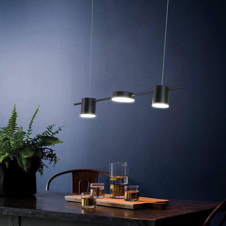 Cylinder Island Lighting Fixtures Contemporary Metal Island Lighting Ideas