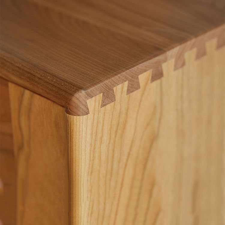 Wooden Storage Cabinet Luxury Style Sideboard with Drawers and Doors