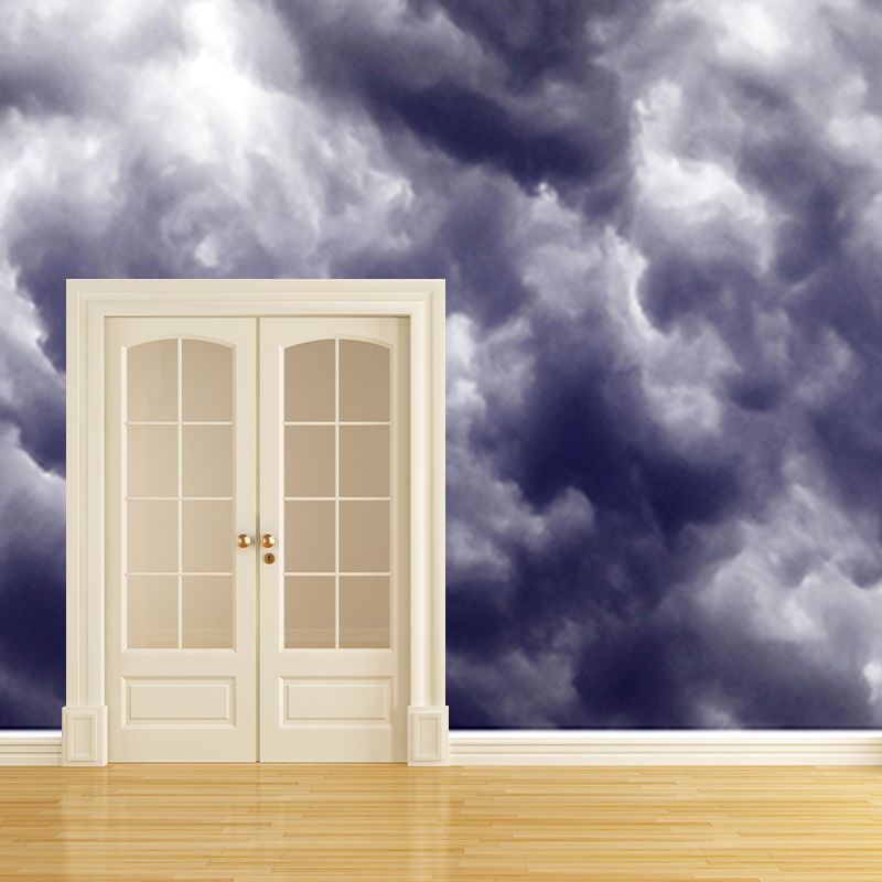 Cloud Mildew Resistant Wall Mural Wallpaper Sky Landscapes Pattern for Living Room