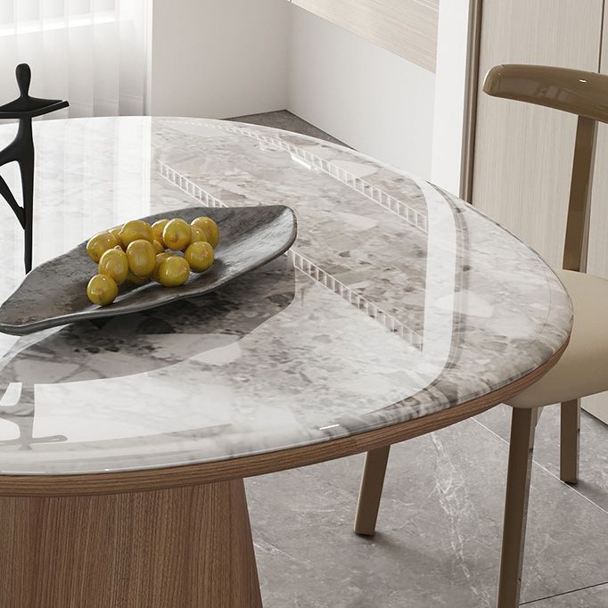 Solid Wood Base Table Square Dining Table for Kitchen Dining Room