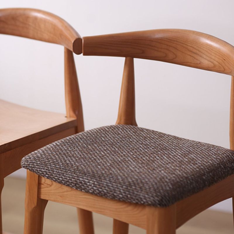 Industrial Fabric Counter & Bar Stools Ash Wood Indoor Stools