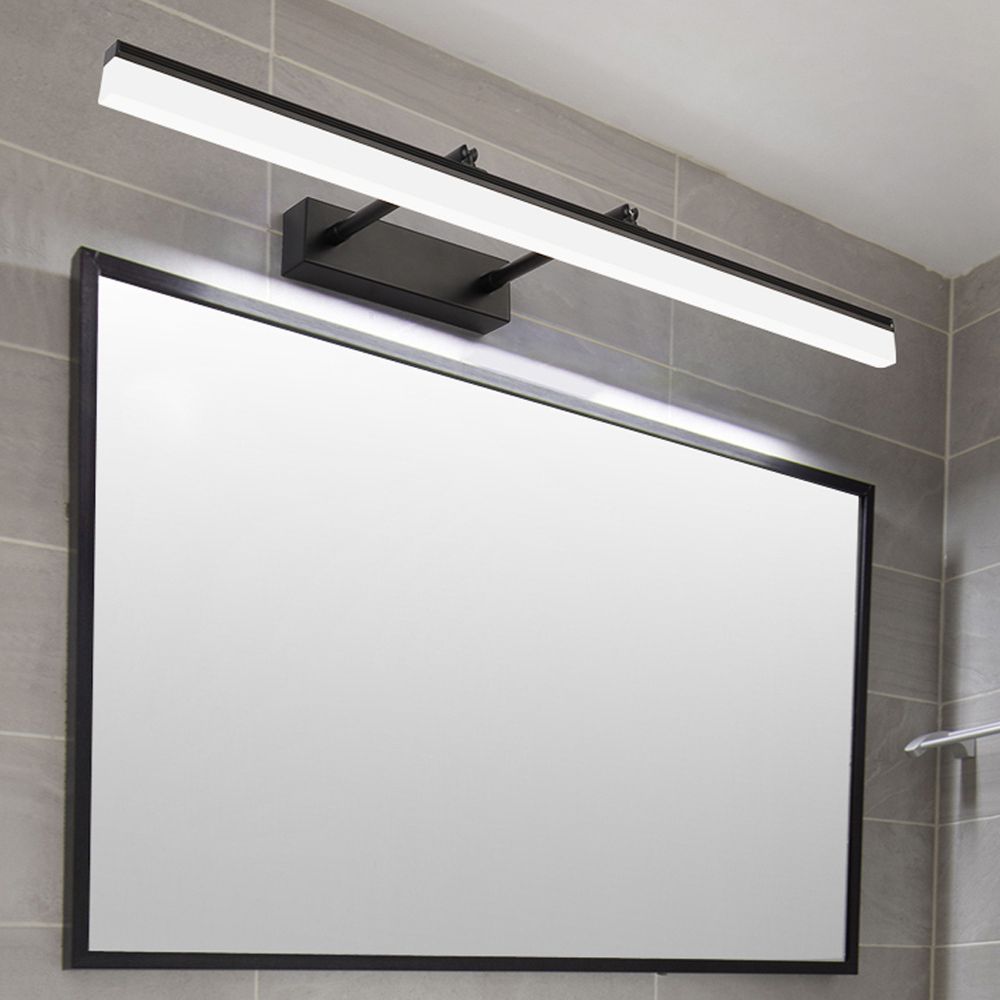 Moderne Einfachheit Rechteck Eitelkeitsleuchte Acryl -Wandbeleuchtung für Badezimmer