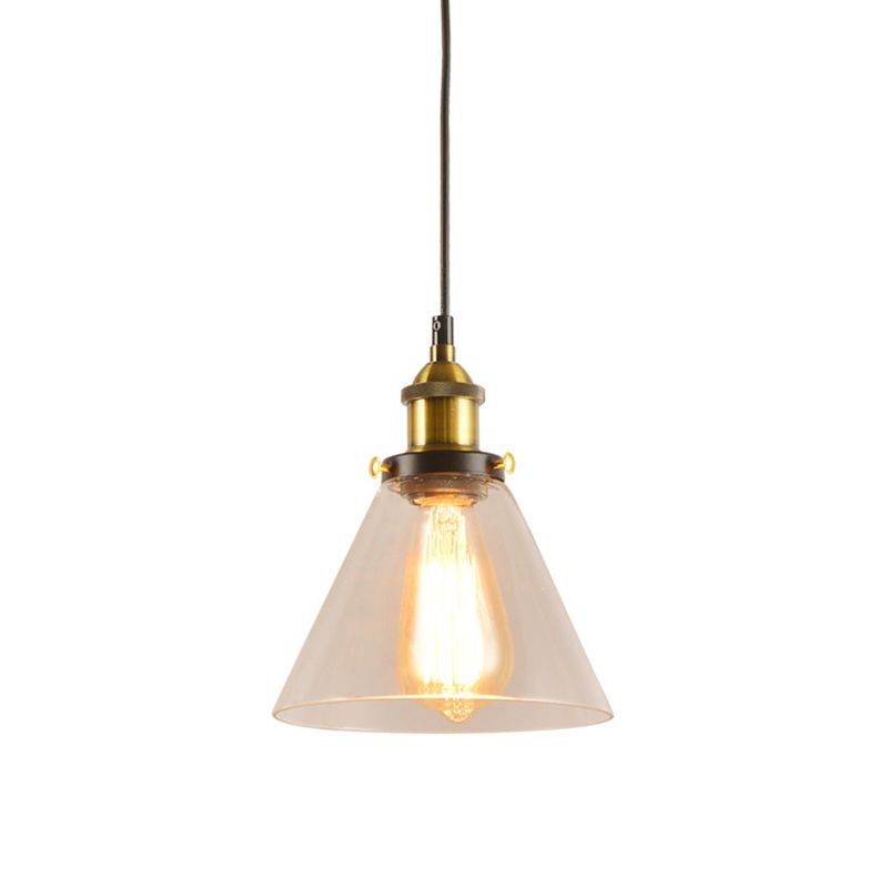 Dachbodenstil Schattierter Anhänger Beleuchtung Fixierglas Hanging Leuchte für Esszimmer
