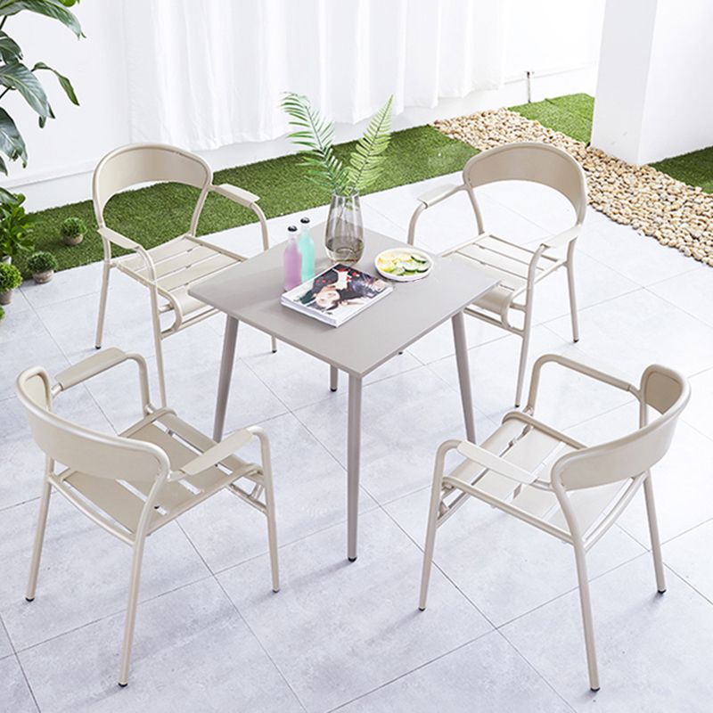 Modern Style Patio Table Outdoor Water Resistant Patio Table