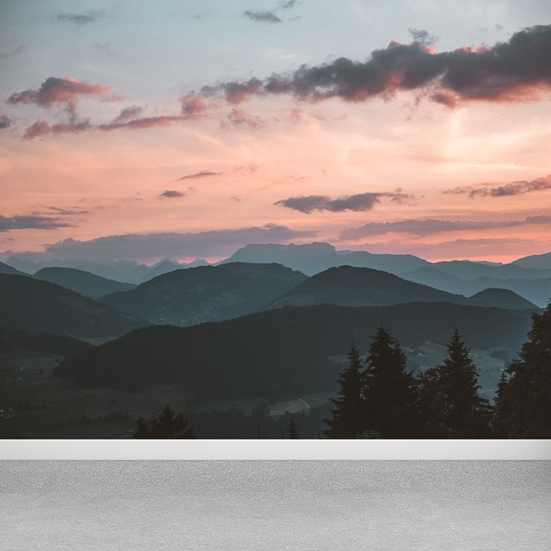 Good Weather Wallpaper Mural Photography Moisture Resistant Wall Covering for Decoration