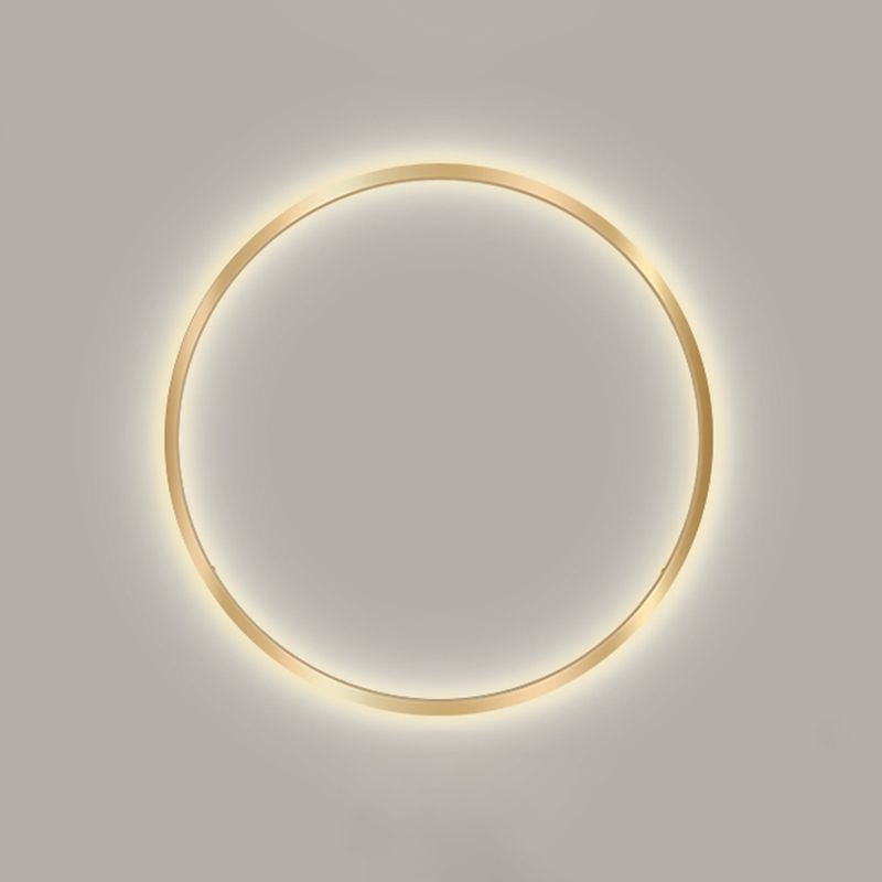 Runde Schatten Metall Wandleuchter moderner Stil mit einem leichten Wand montiertes Licht