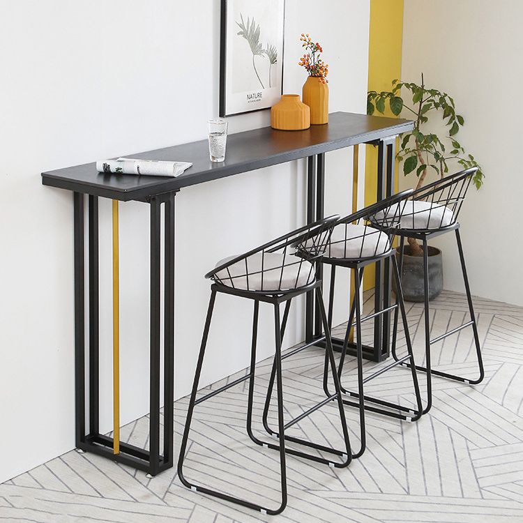 Industrial Sintered Stone Bar Table Dining Table for Kitchen Living Room