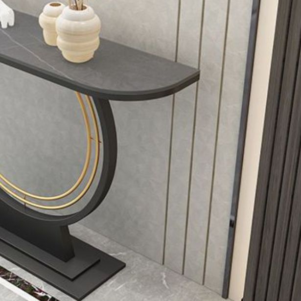 Glam Style Console Table Stain Resistant Console Sofa Table for Hall