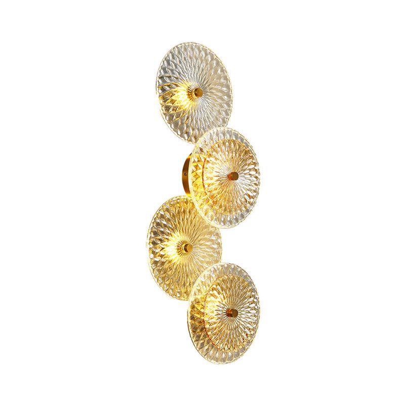 Accensione della parete di vetro postmoderna Vintage Vintage Vintage Postmodern per camera da letto