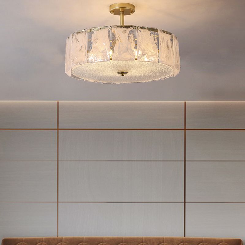 Multi -Licht zylindrische Deckenleuchte moderne Glasdecke Beleuchtung für Wohnzimmer
