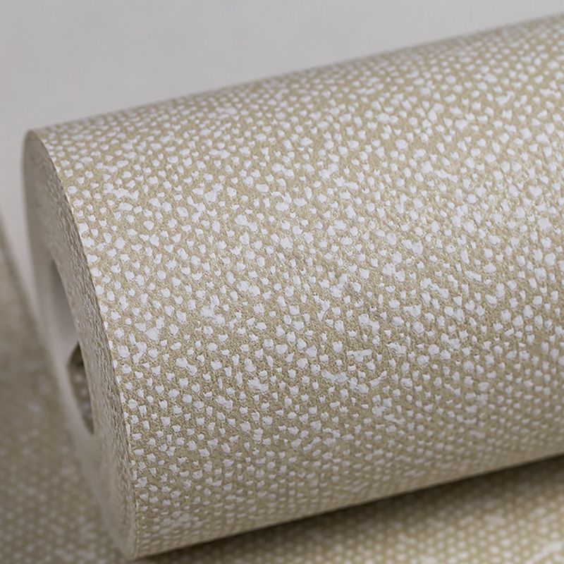 Simple Wall Covering in Pastel Color Linen Dots Wallpaper, Non-Pasted, 33-foot x 20.5-inch