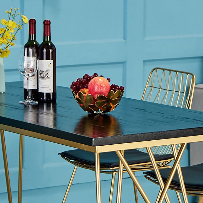 Traditional Luxury Dining Table White in Marble Rectangle Dining Table for Kitchen