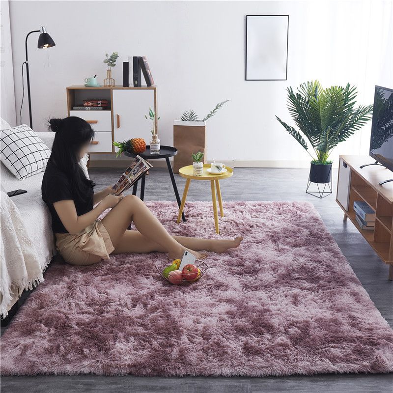 Tapis de tapis de shag nature créatif en polyester tapis d'intérieur
