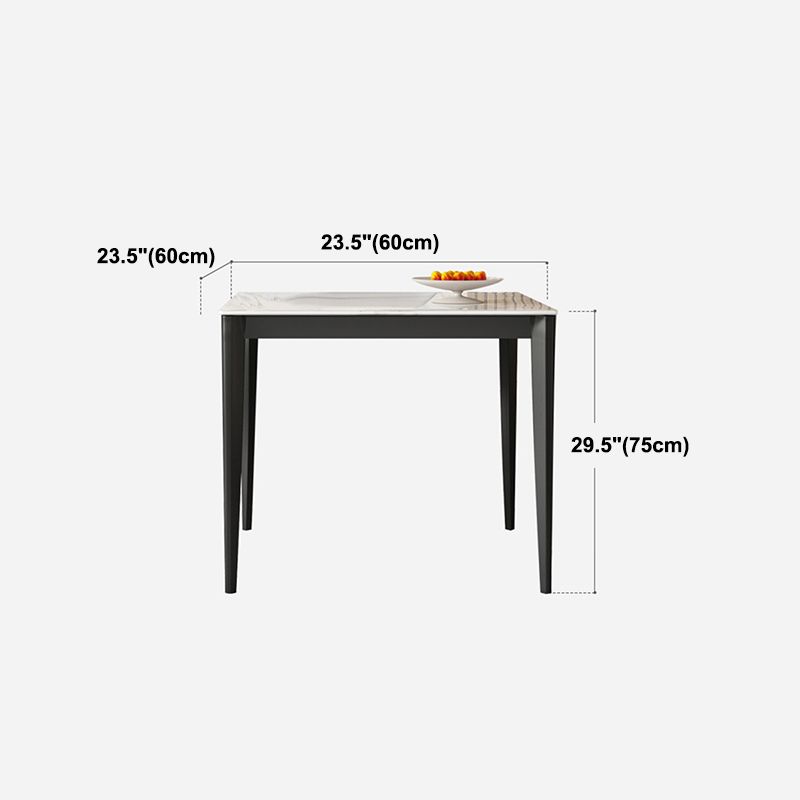 Industrial Style Dining Site Table Stone 4-foot Dining Room Home Furniture
