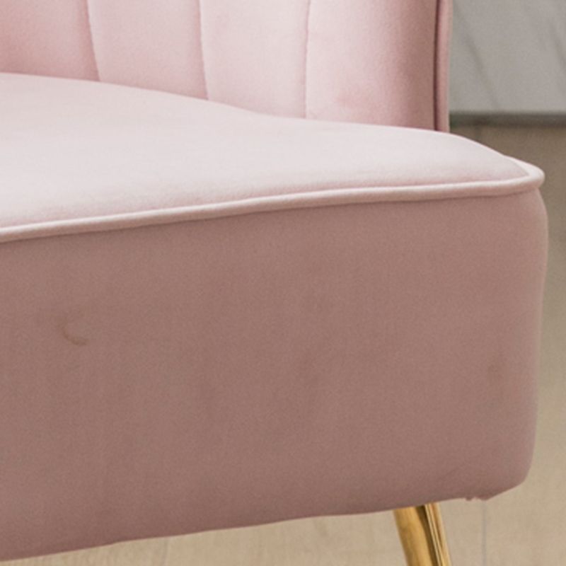 Contemporary Style Upholstered Arm Dining Chair Solid Back Side Chair for Home