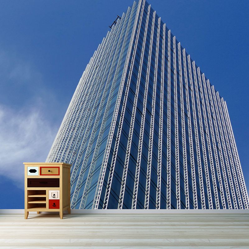 Huge Architecture Photography Mural Decorative Eco-friendly for Room