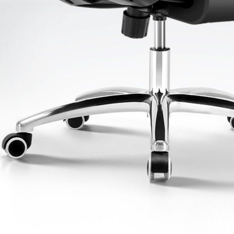 High Back Office Chair With Sponge Seat Fixed/Adjustable Arm Office Chair