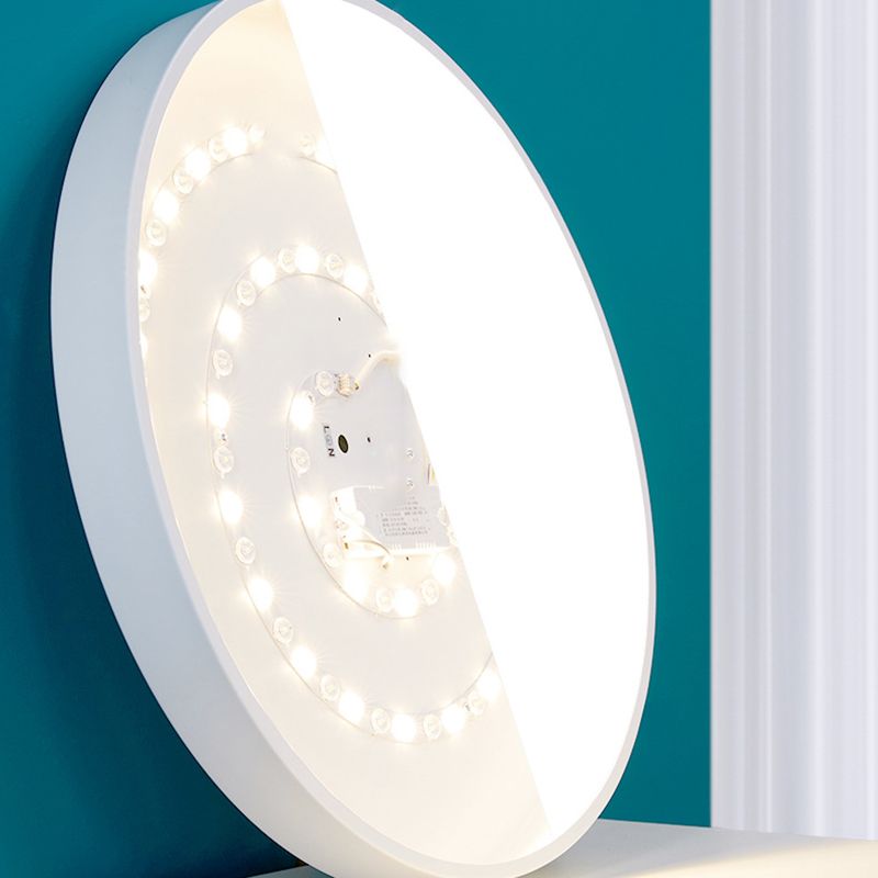 Minimalist LED Flush Mount Ceiling Light Colorful Ceiling Lamp with Acrylic Shade