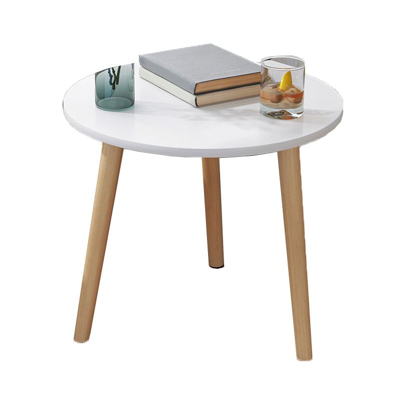 Wood Coffee Table No Distressing Single Coffee Table with Shelf