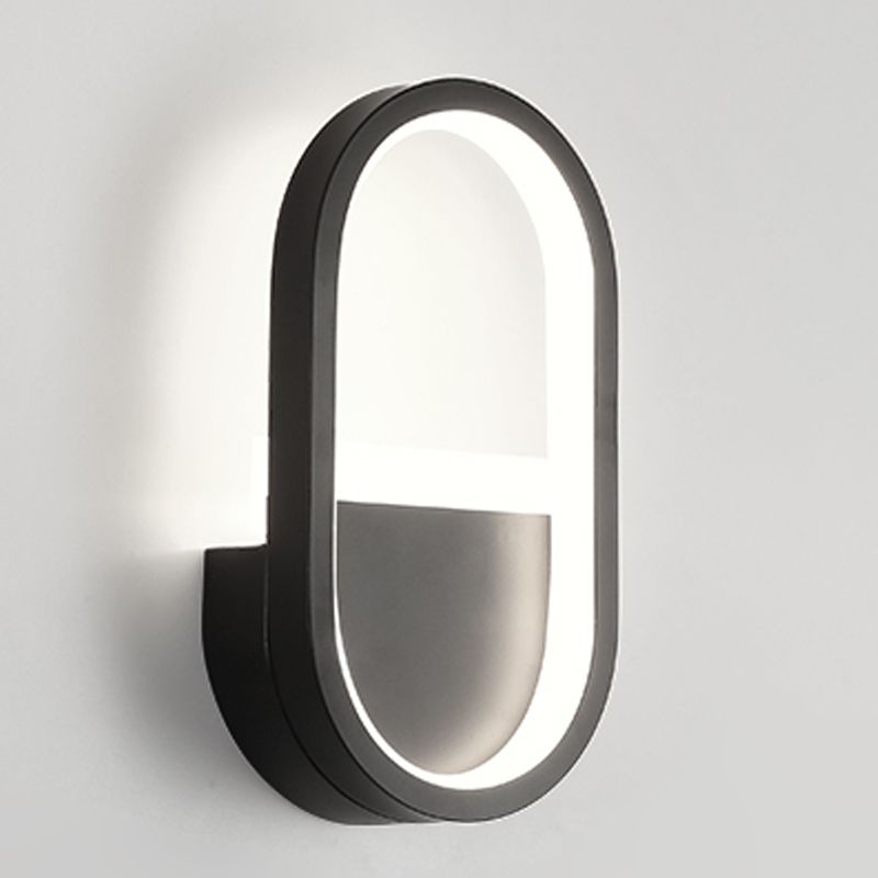 Luminaire mural géométrique Malle de salle de bain moderne Appiculture de mur de salle de bain avec teinte acrylique