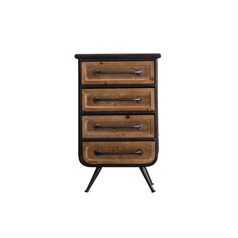 Industrial Cabinet Bar Pulls With Stroge Rectangle Distressed Wood Accent Cabinet
