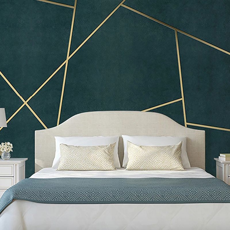 Contemporary Wall Murals for Fireplace, Geometries and Lines, Made to Measure