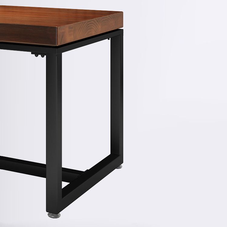 Industrieller Esszimmertisch Kiefer Massivholz Tisch mit Trestle Basis für das Abendessen in der Küche zu Hause