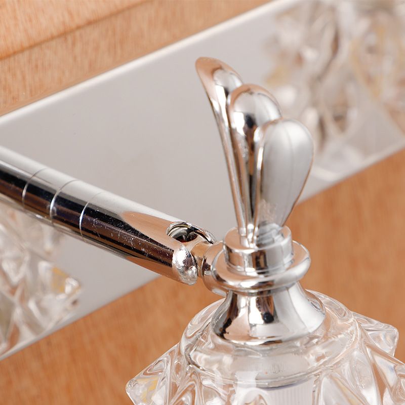 Contemporary Vanity Light Simple Glass Mirror Lighting Fixtures for Washing Room