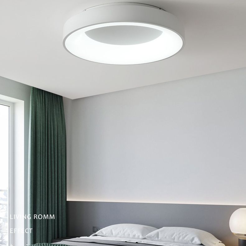Luminaires encastrés à 1 lumière en acrylique, anneaux de style moderne, plafonniers à LED