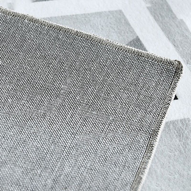 Geometry Patterns Rug Modern Style Rectangle Stain Resistant Rug for Home Decor