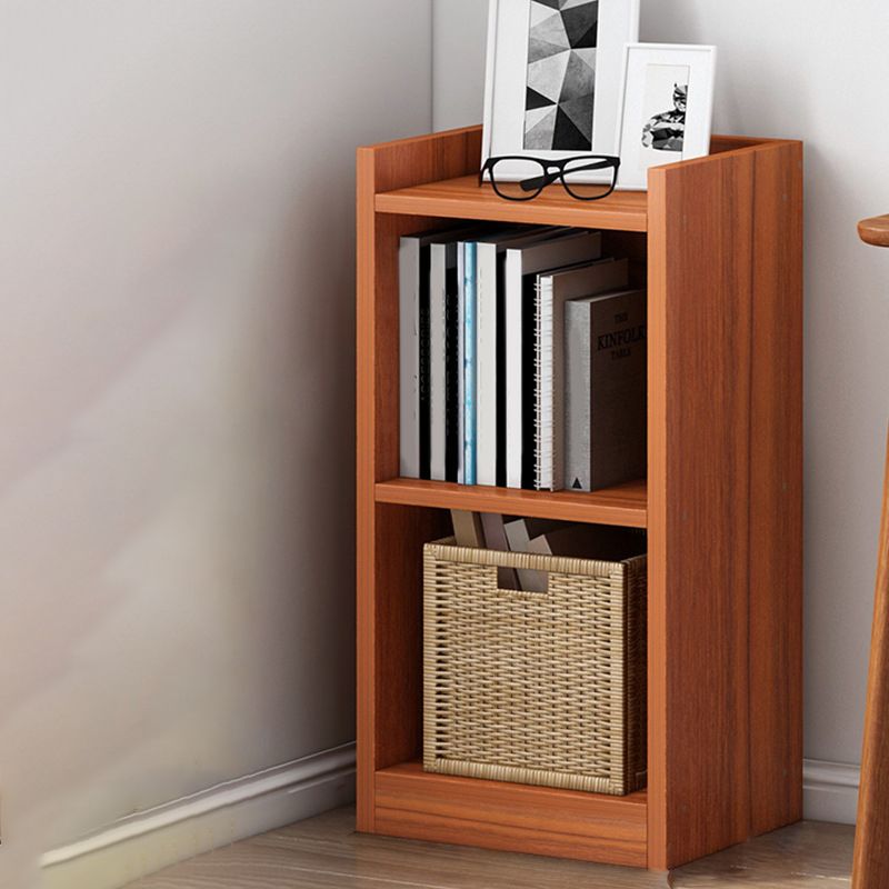 Modern Style Closed Back Bookshelf Engineered Wood Bookcase for Home