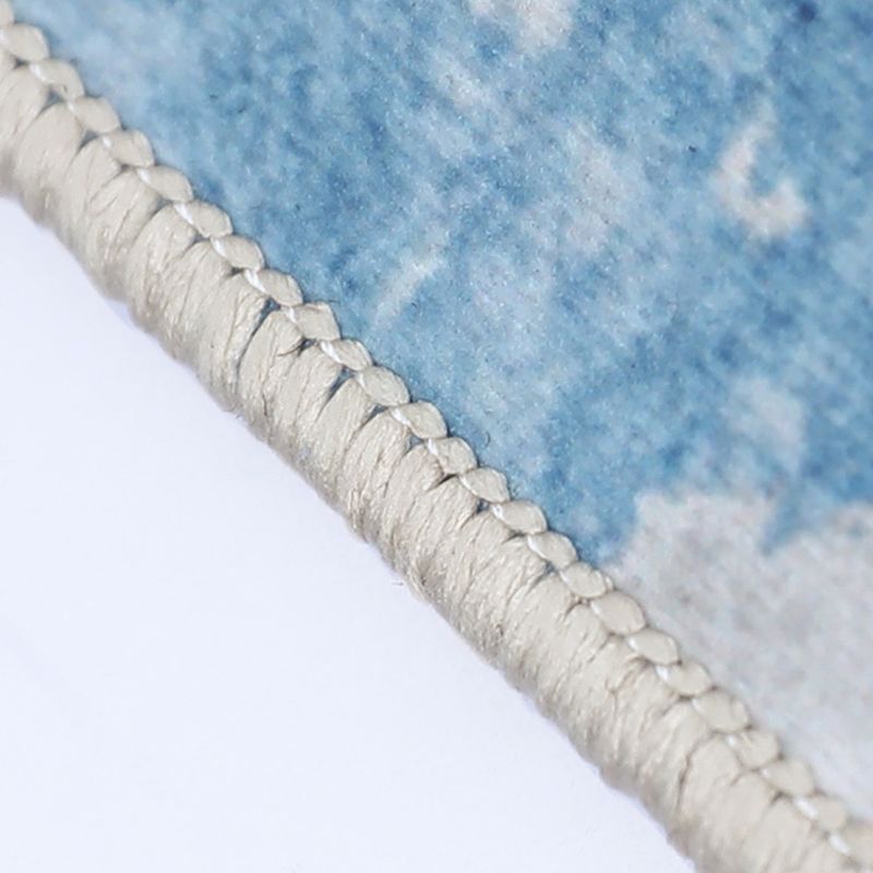 Abstract Gradient Color Rug Polyester Indoor Rug Non-slip Carpet for Living Room and Bedroom