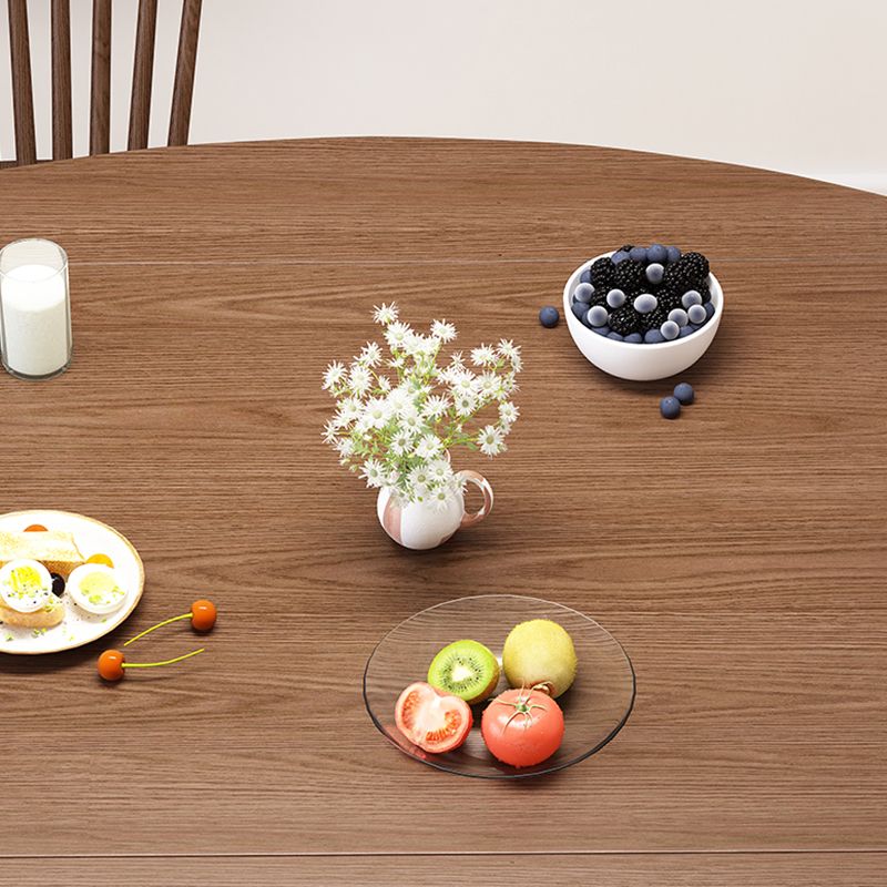 Table à manger à feuilles à feuilles drop contemporaine table en bois massif en beroufle avec 4 jambes