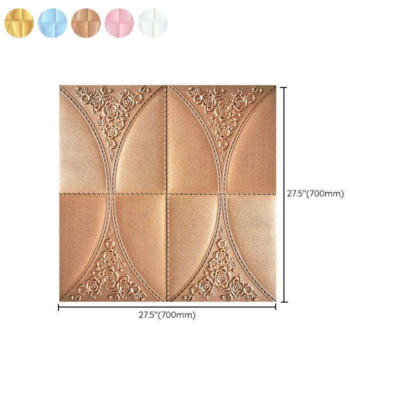 3D Wall Plate Gorgeous Style Simple Home Living Room Wall Panel (10-Pack)