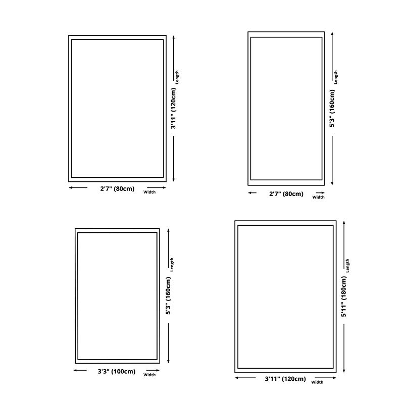 Light Pink Modern Carpet Polyester Line Carpet Non-Slip Backing Carpet for Home Decoration