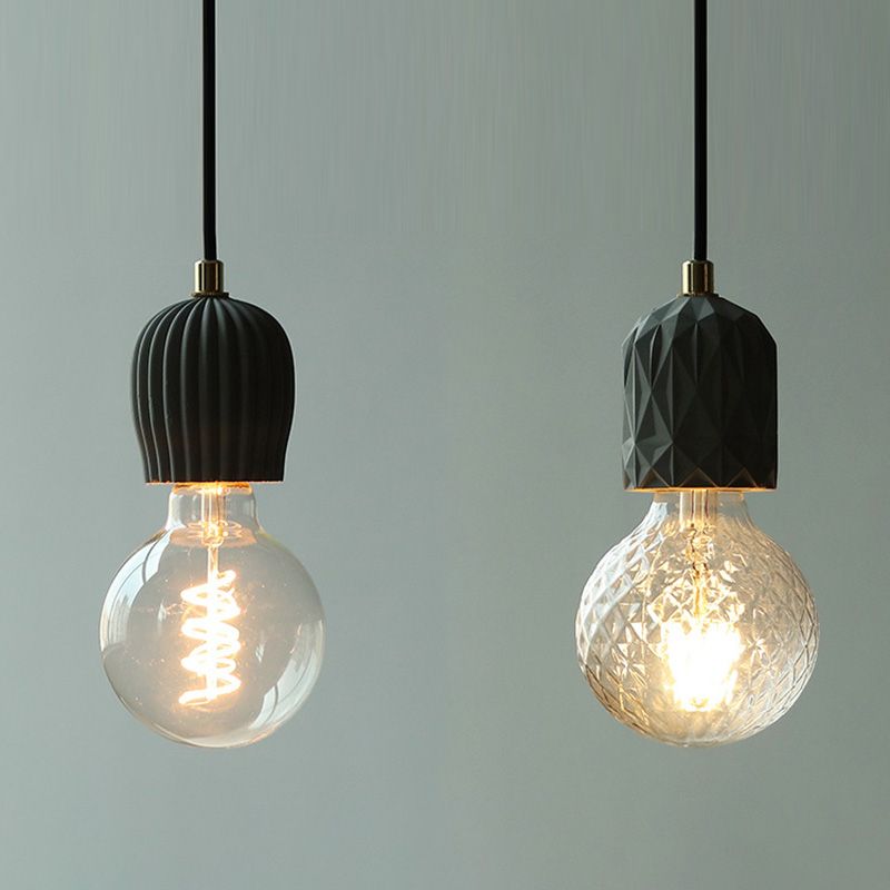 Indoor Bar Pendant Light Nordic Simple Style Cement Simple Light Hanging Light Fixture