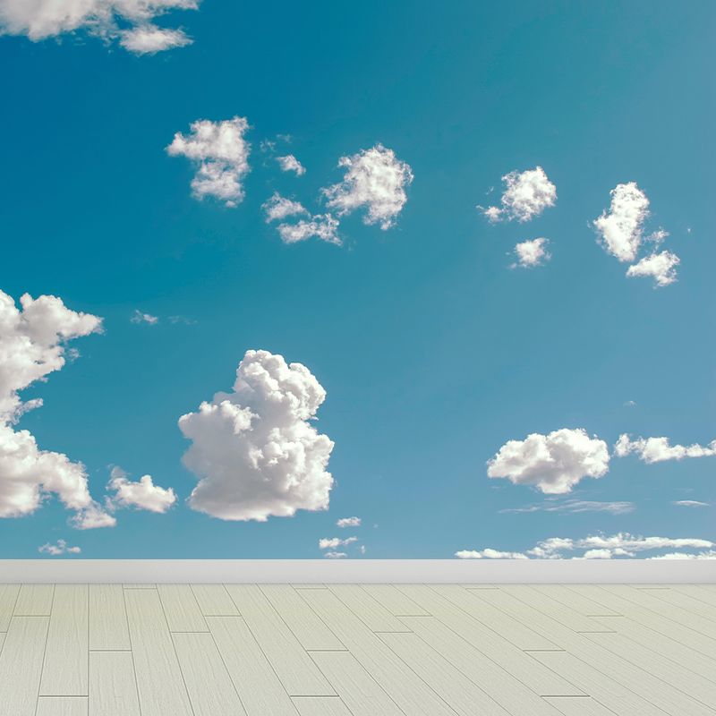 Photography Good Weather Wallpaper Mural Moisture Resistant Wall Covering for Decoration