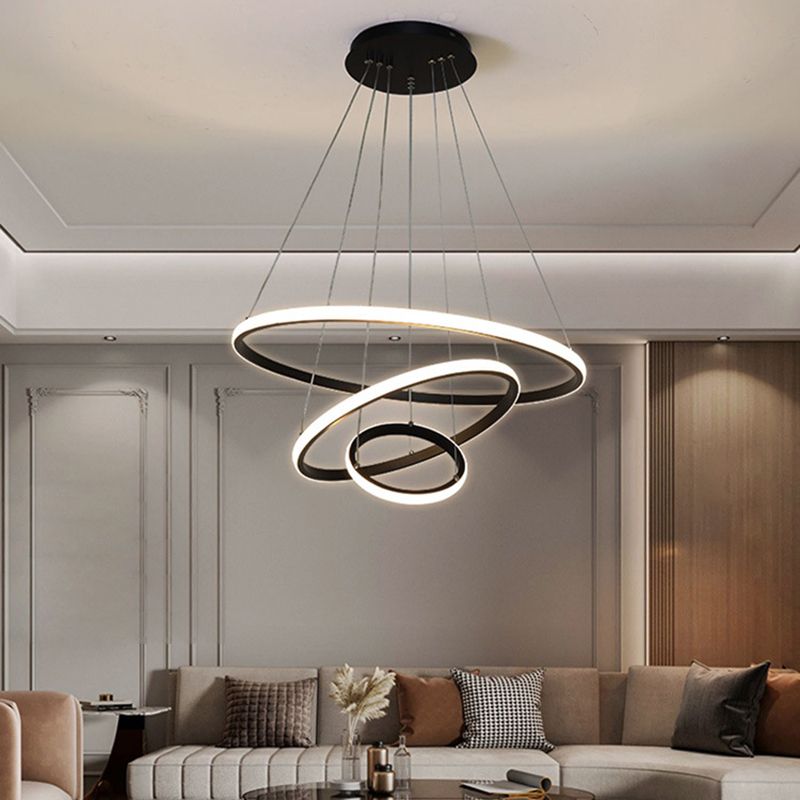 Accesorios de iluminación colgante circular