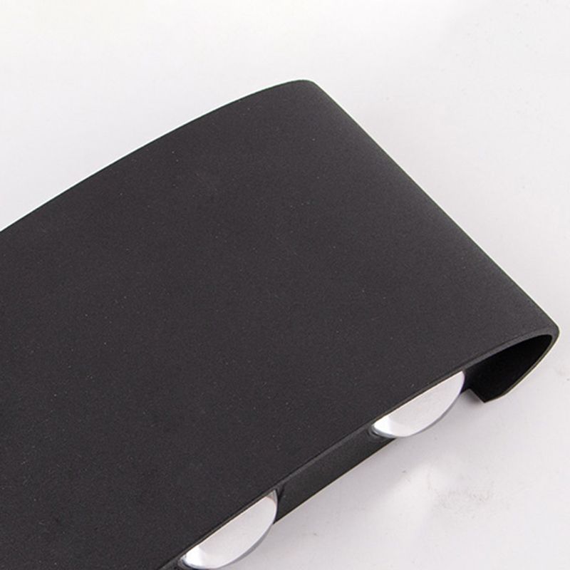 Multi Lights Wall Mount Light Modern Black LED Wall Light for Living Room