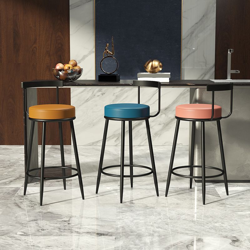 Contemporary Style Bar-stool Round Counter Bar Stool for Kitchen