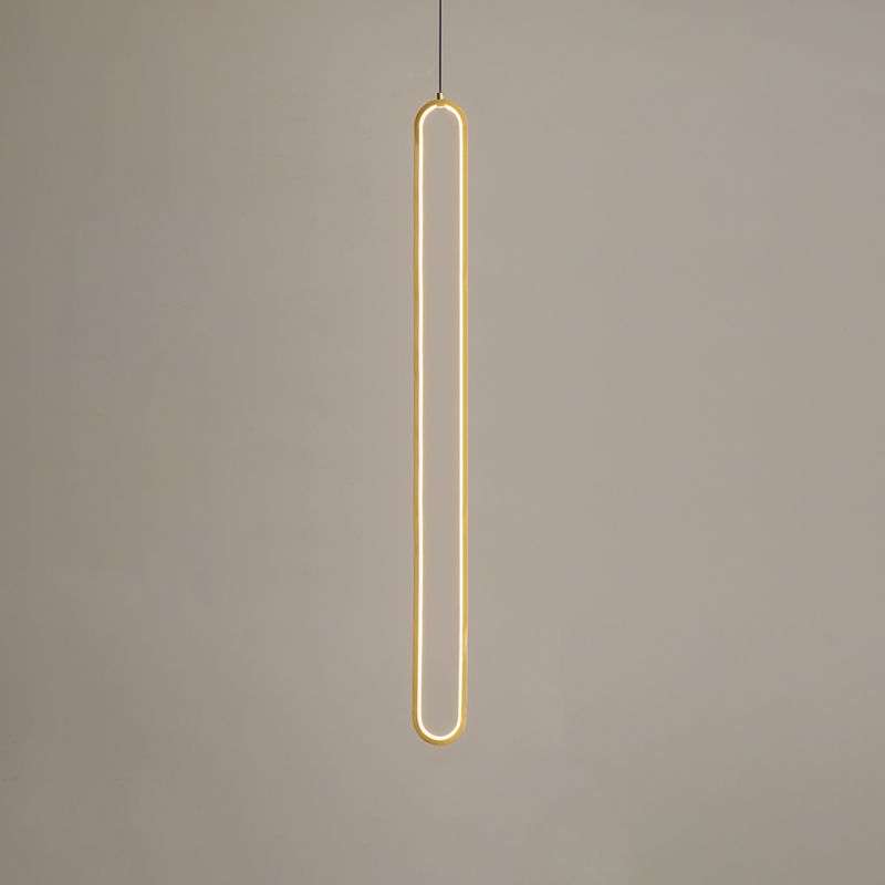 Lampada a led a led moderna a led Iron Iron Light Linea Linea con tonalità silicone