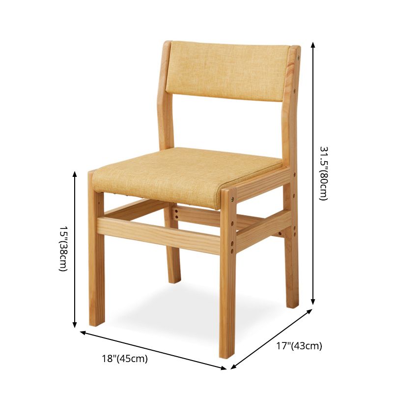 Sillas de madera abiertas de la espalda elevable